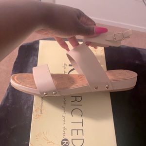 Nude sandals